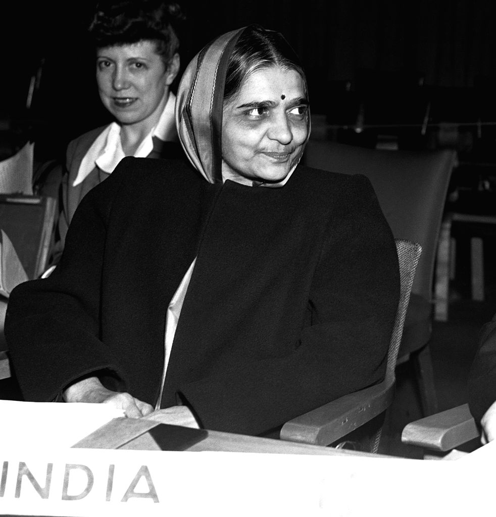 Hansa Mehta was one of the framers of the Universal Declaration of Human Rights. (Photo: UN/IANS).
