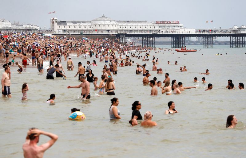 UK record-high temperature of 38.7C reached on July 25: weather service