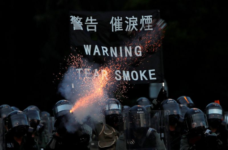 China warns Hong Kong protesters not to 'play with fire'