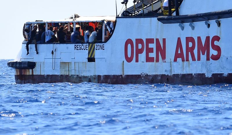 Italian political standoff keeps rescued migrants stranded at sea