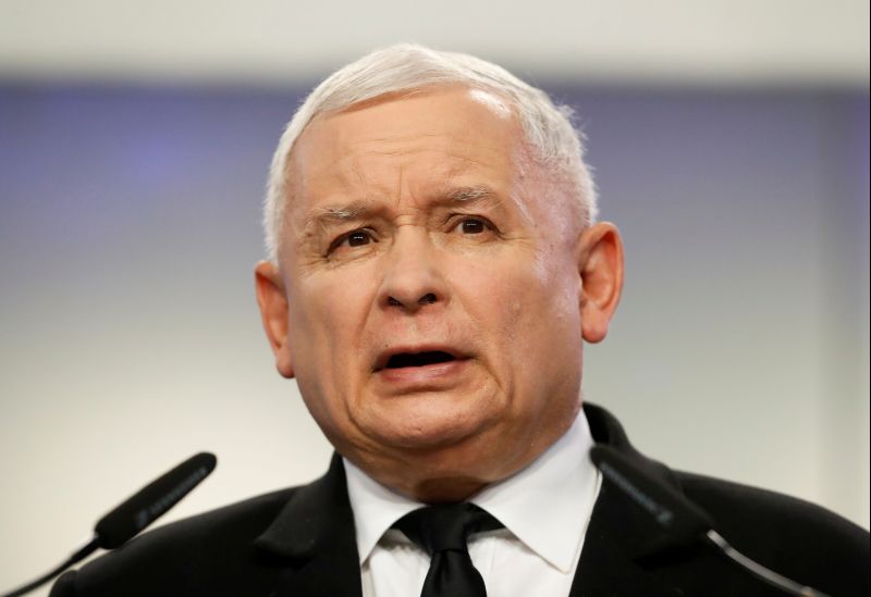 Poland's Kaczynski condemns gay pride marches as election nears