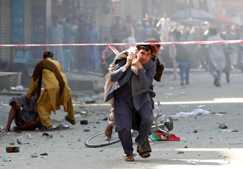 Afghanistan blasts wound dozens on Independence Day