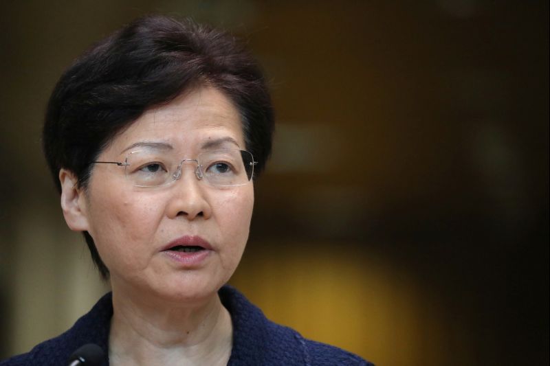 Hong Kong leader says dialogue and 'mutual respect' offer way out of chaos