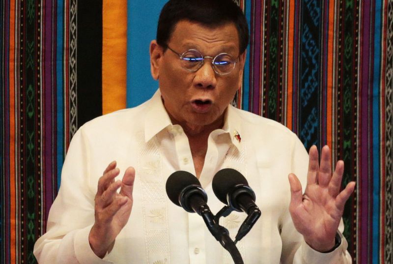 Philippines' Duterte warns of 'unfriendly' greeting for uninvited warships