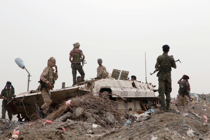 Clashes hit Yemen's south, Saudi-led forces strike capital