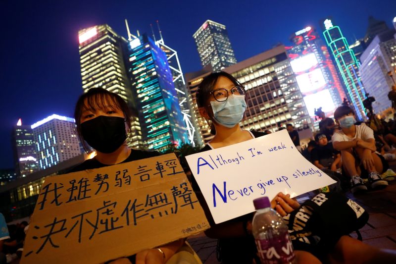 Hong Kong airport targeted in weekend protest after last week's mayhem