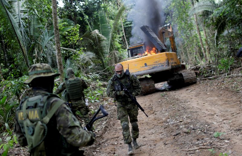 As fires race through Amazon, Brazil's Bolsonaro weakens environment agency
