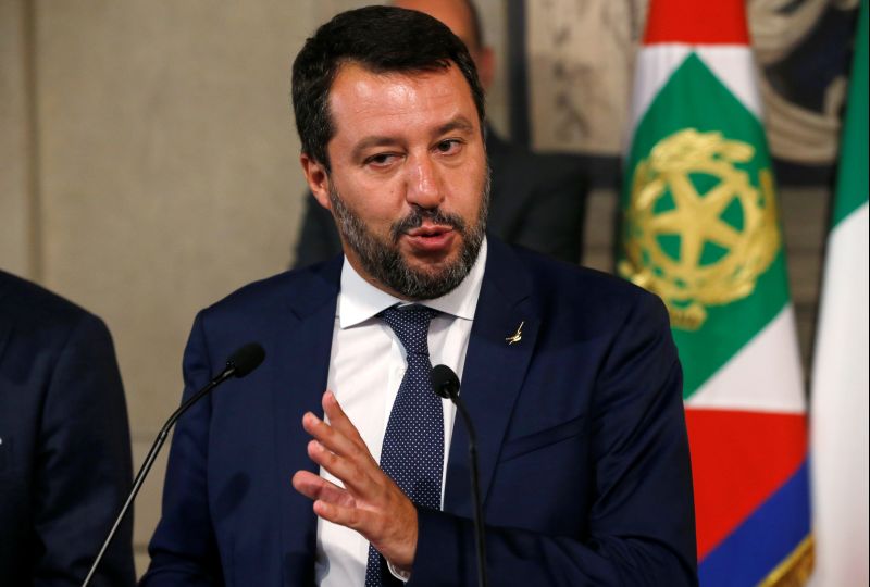 Italy's Salvini issues new migrant ban as seeks to derail new coalition