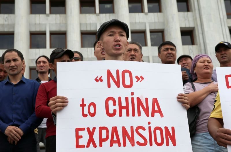Dozens protest against Chinese influence in Kazakhstan