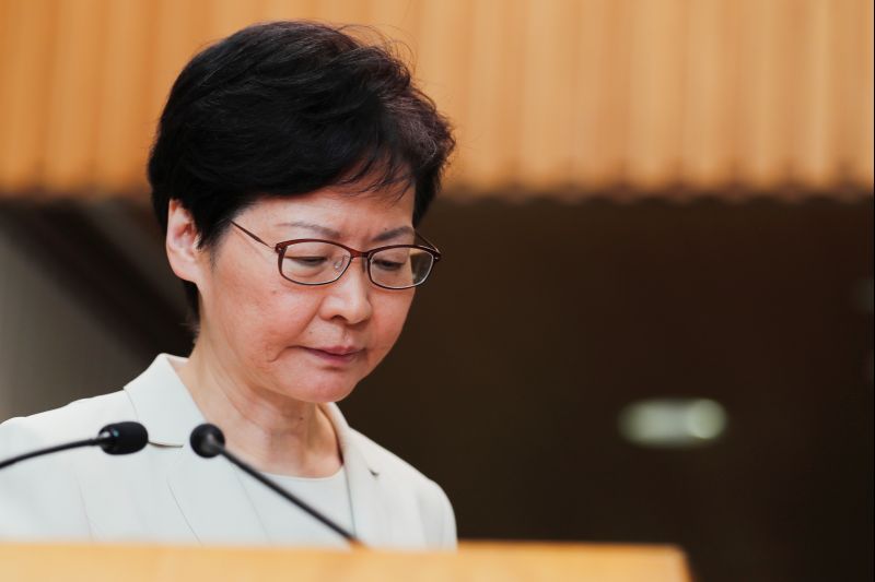 Hong Kong leader says China 'respects and supports' withdrawal of extradition bill