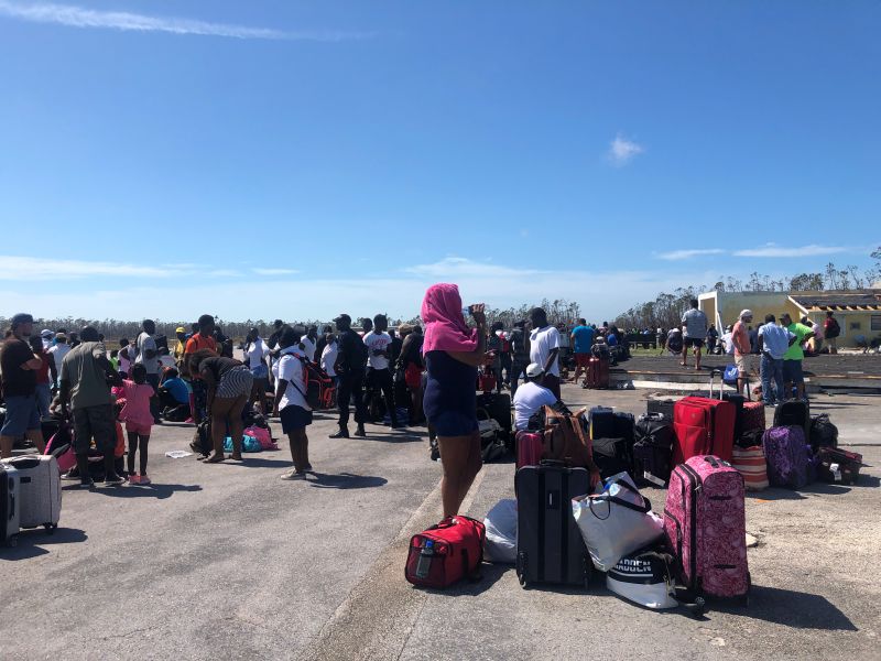 As desperation rises, thousands in Bahamas flee Dorian's devastation