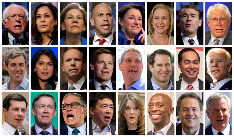 Factbox: Four Republicans, 20 Democrats vie for U.S. presidential nominations