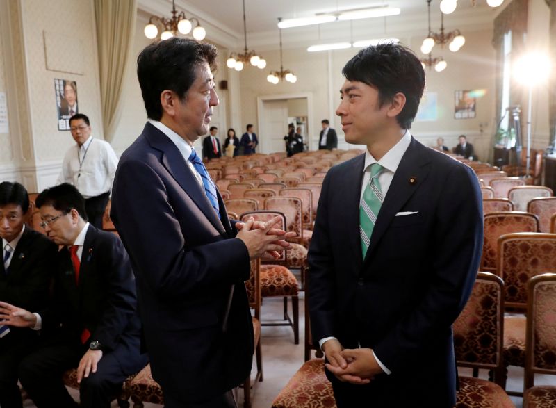 Japan's Abe set to bring telegenic son of popular ex-PM into cabinet: media