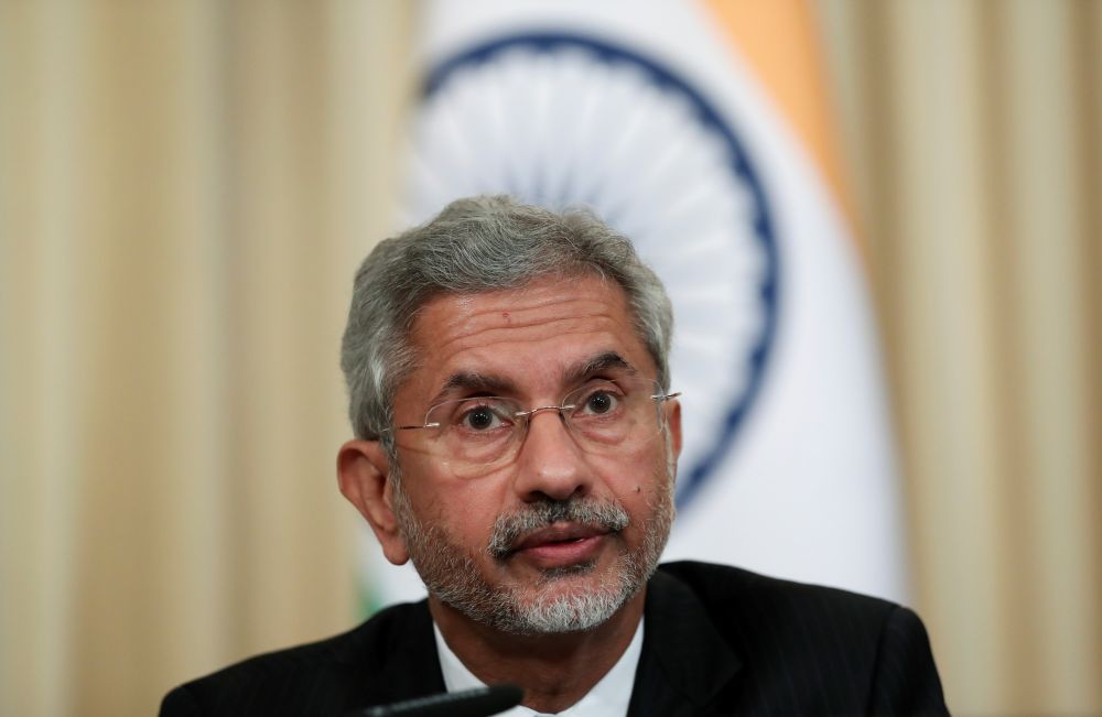 India's Foreign Minister Subrahmanyam Jaishankar attends a news conference after a meeting with Russia's Foreign Minister Sergei Lavrov in Moscow, Russia, August 28, 2019. REUTERS/Evgenia Novozhenina