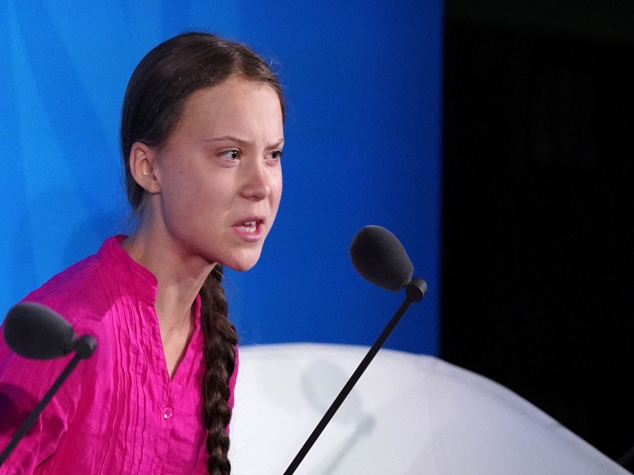 Teenage activist Greta Thunberg