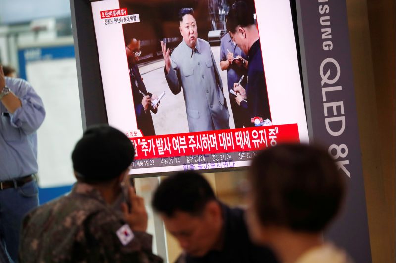 North Korea fires ballistic missile, possibly from submarine, days before talks