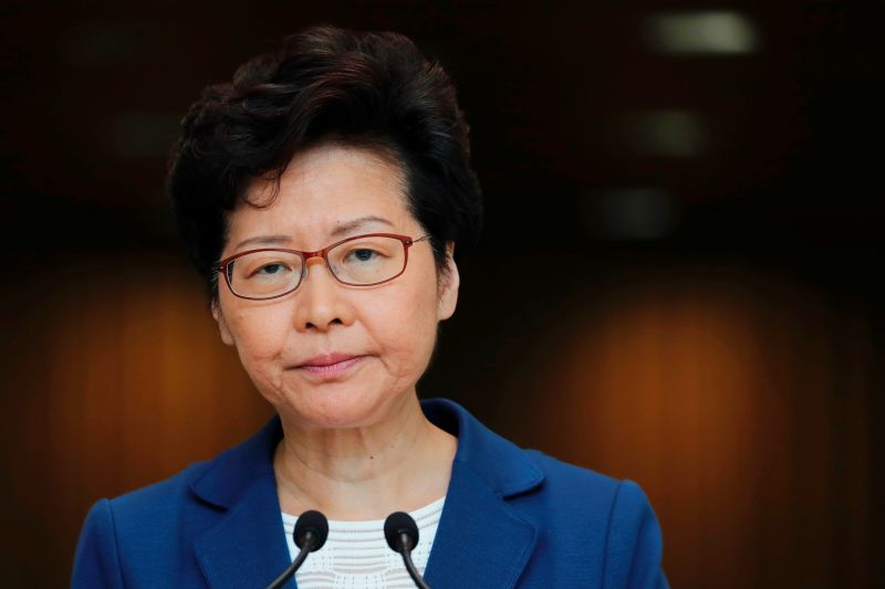Hong Kong leader Lam does not rule out Beijing help, as economy suffers