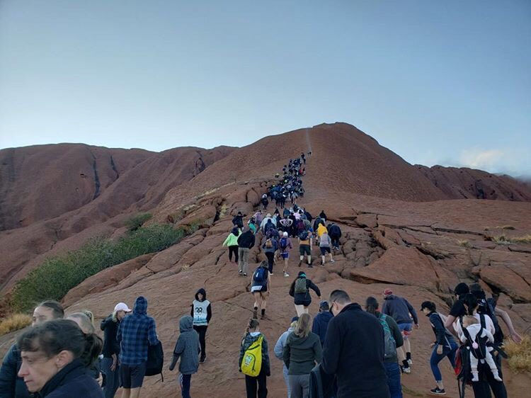 Thousands rush to climb Australia's Uluru ahead of ban