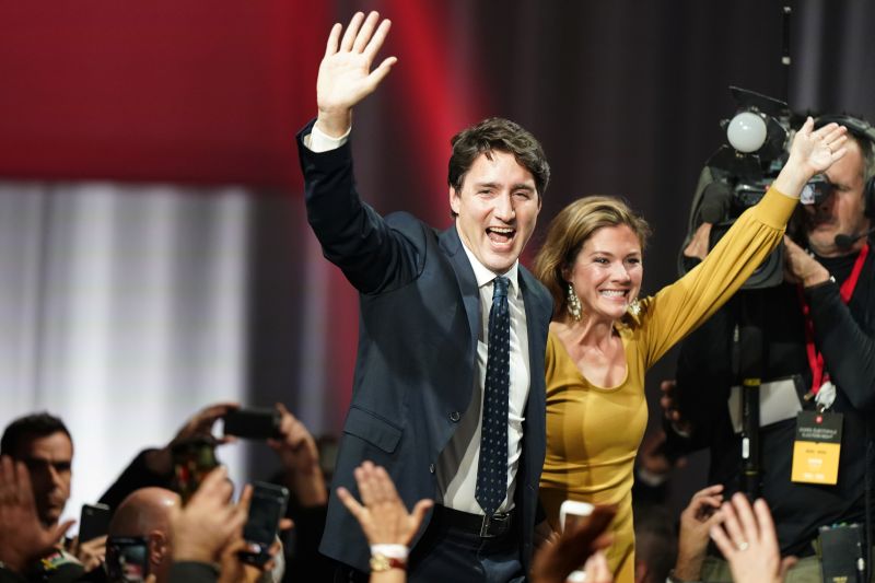 Canada's Trudeau retains power in election but will have minority government
