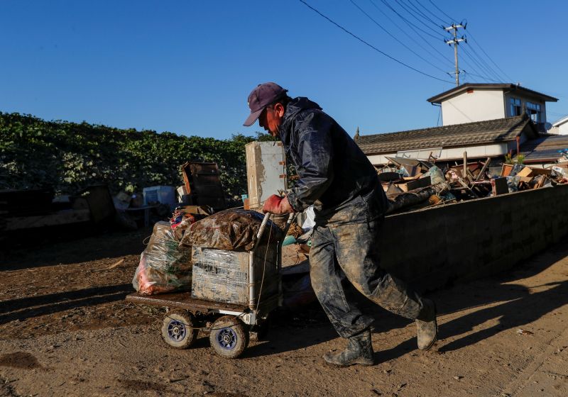 Japan ramps up spending for typhoon relief, but workers are scarce