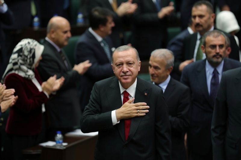 Turkey's Erdogan says Kurdish YPG have not left Syria "safe zone"