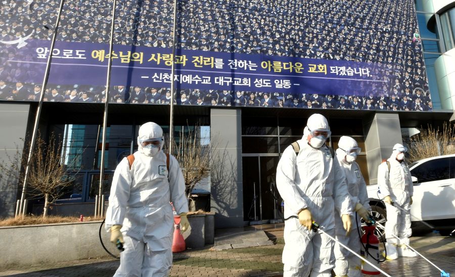 South Korea city deserted after coronavirus church 'super-spreader'