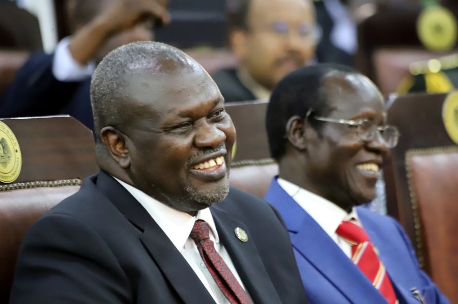 Now to end 'long suffering': South Sudan's former rebel leader sworn in as first vice president