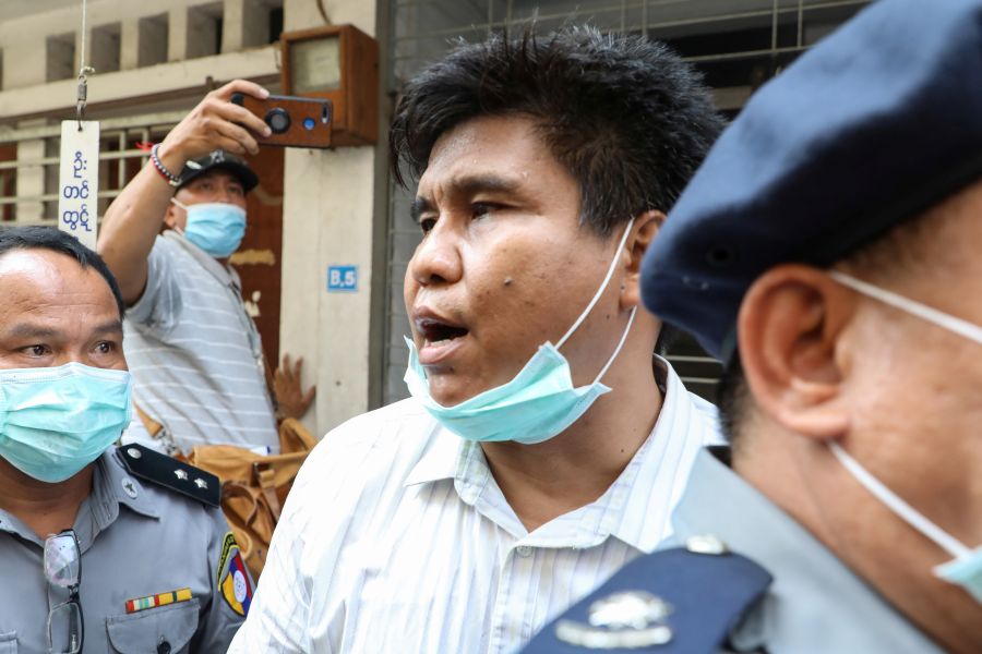 Myanmar frees journalist who was charged under terrorism law