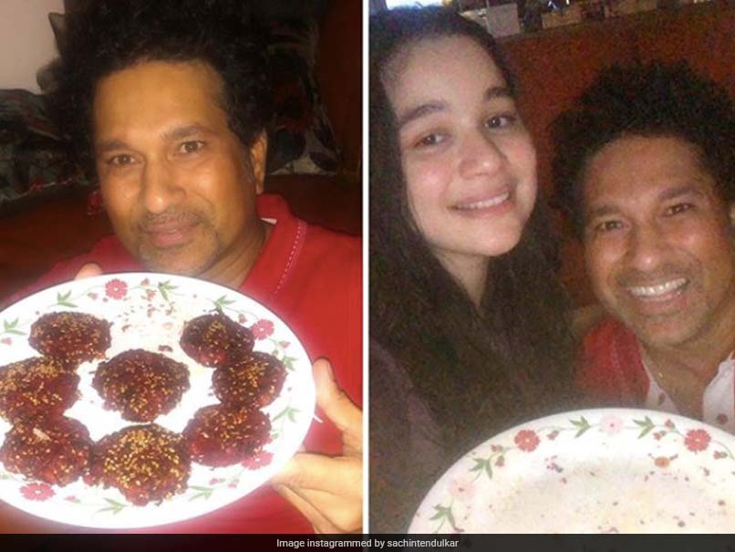 Tendulkar savours beetroot kebab made by daughter