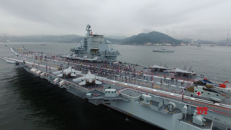 China sails 1st indigenous aircraft carrier through Taiwan Strait