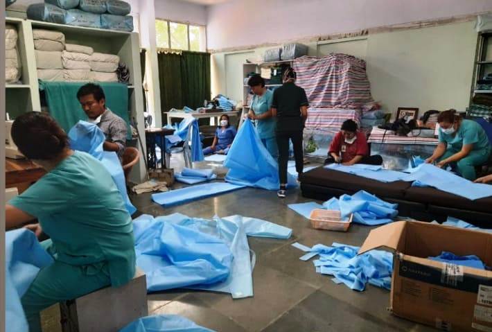CIHSR produces Personal Protective Equipment