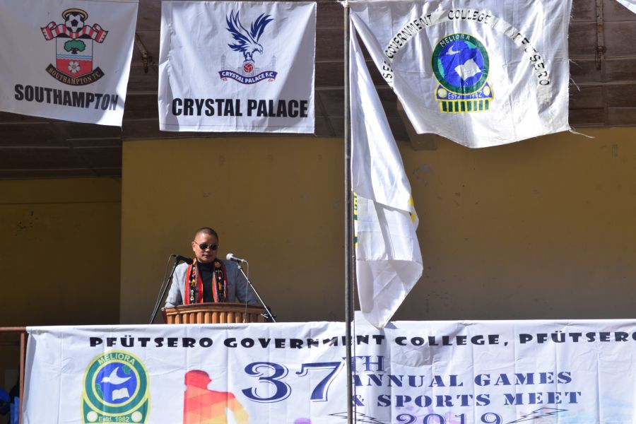 37th Annual Games and Sports meet of Pfutsero Govt. College begins