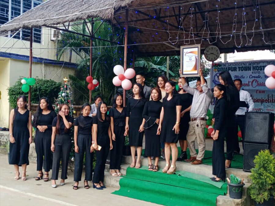 Dimapur Town Hostels Welfare Forum (DTHWF) celebrated its 1st Advent Christmas