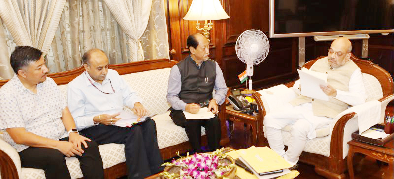 Nagaland Chief Minister Rio meets Union Home Minister Amit Shah