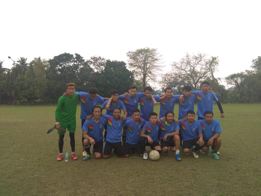 NSU Kolkata introduces NE students Dr. T. Ao football trophy
