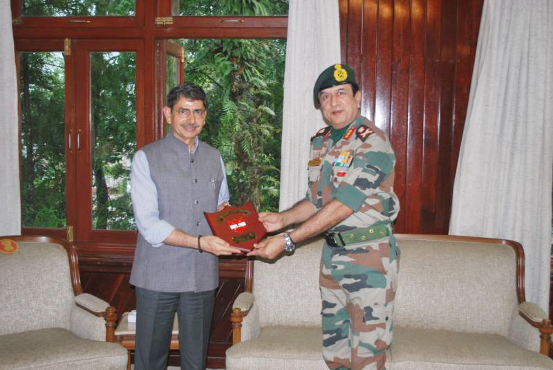 GOC Spear Corps calls on Governor of Nagaland
