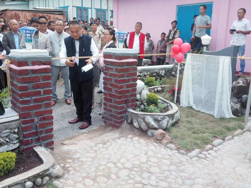 Phek District Hospital Park inaugurated