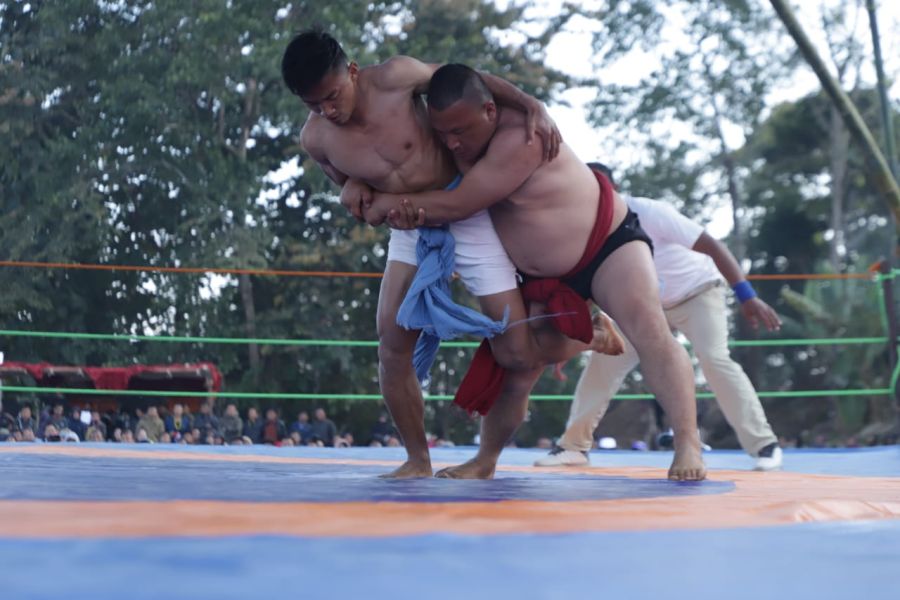 Naga Wrestling The highest grossing sport in Nagaland MorungExpress