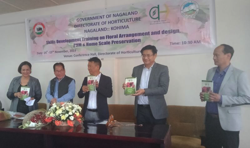 Training on floral arrangement underway in Kohima