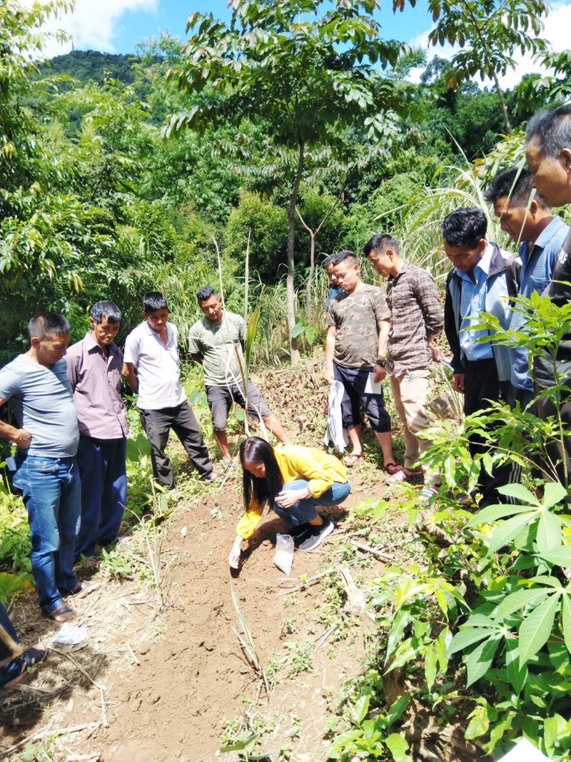 ATMA Chukitong Block conduct training and demonstration