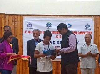 Nagaland Sport Climbing Team  bags 2 medals in national event