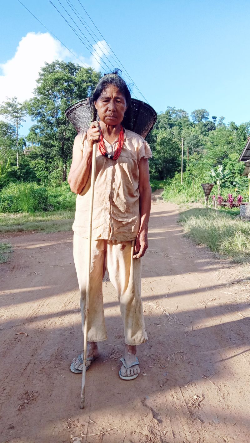 A farmer from Usütomi village, Nagaland...