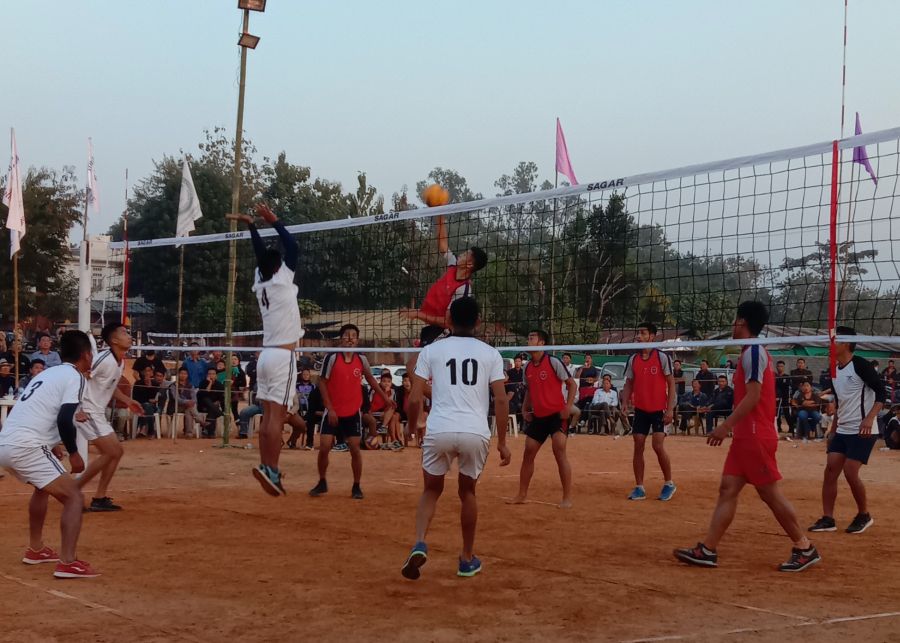 Volleyball tournament underway at Indisen