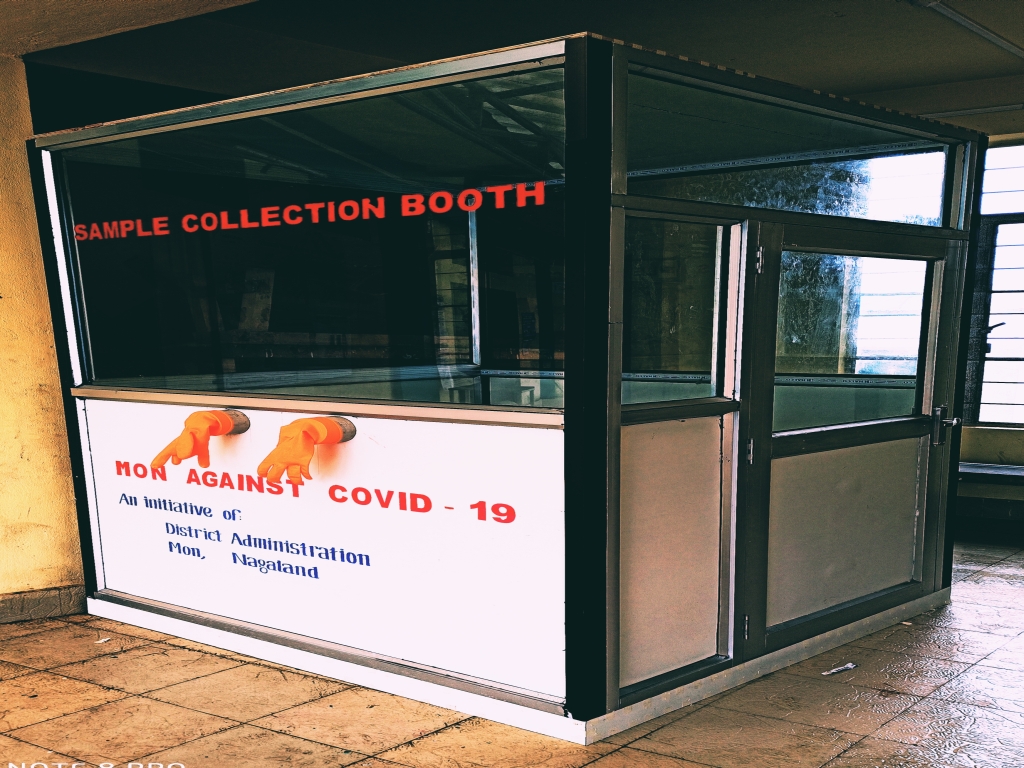 In a first in Nagaland, Mon sets up kiosk to collect COVID-19 samples
