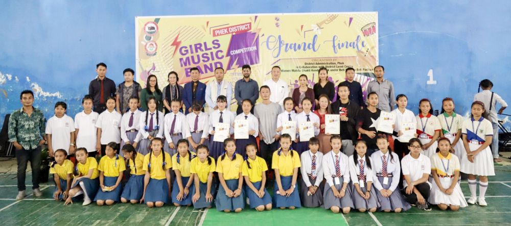 Nazareth School Pfütsero crowned Phek’s best girls band