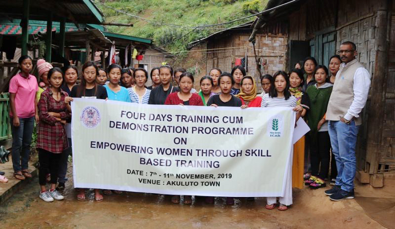 NU–KVK conducts 4-day vocational training