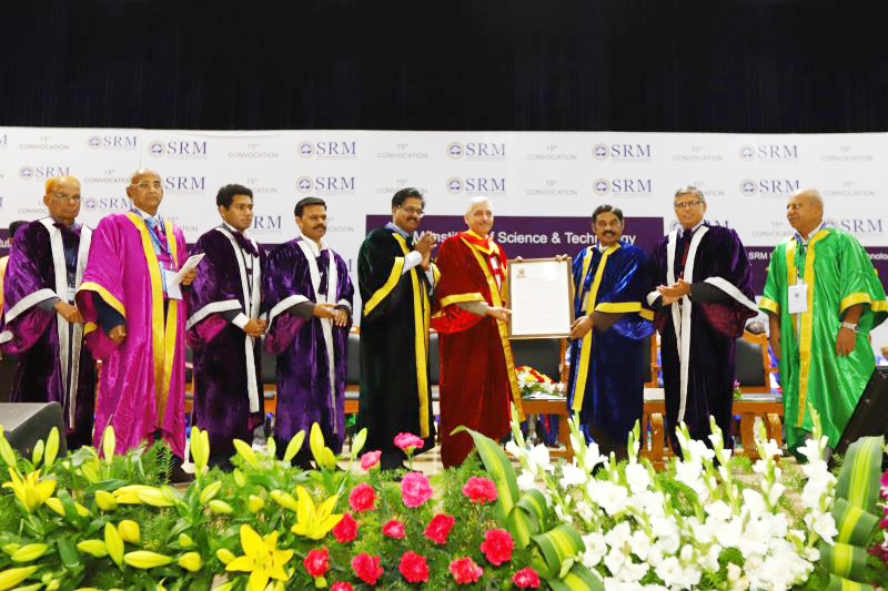 SRM Institute 15th annual convocation conducted