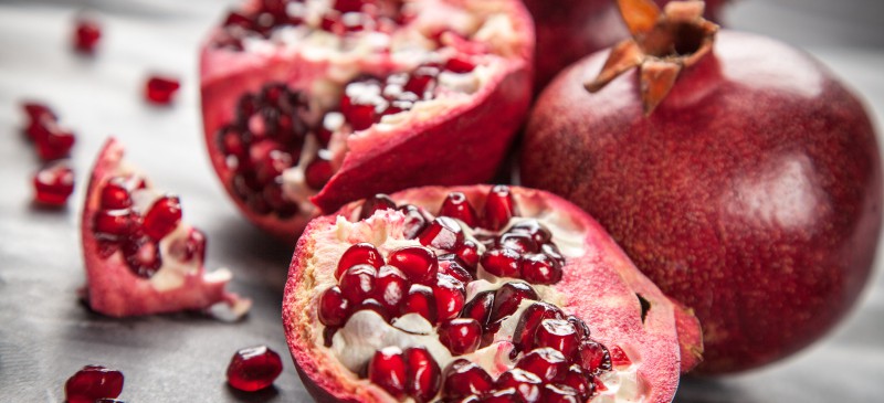 Perks of a pomegranate!