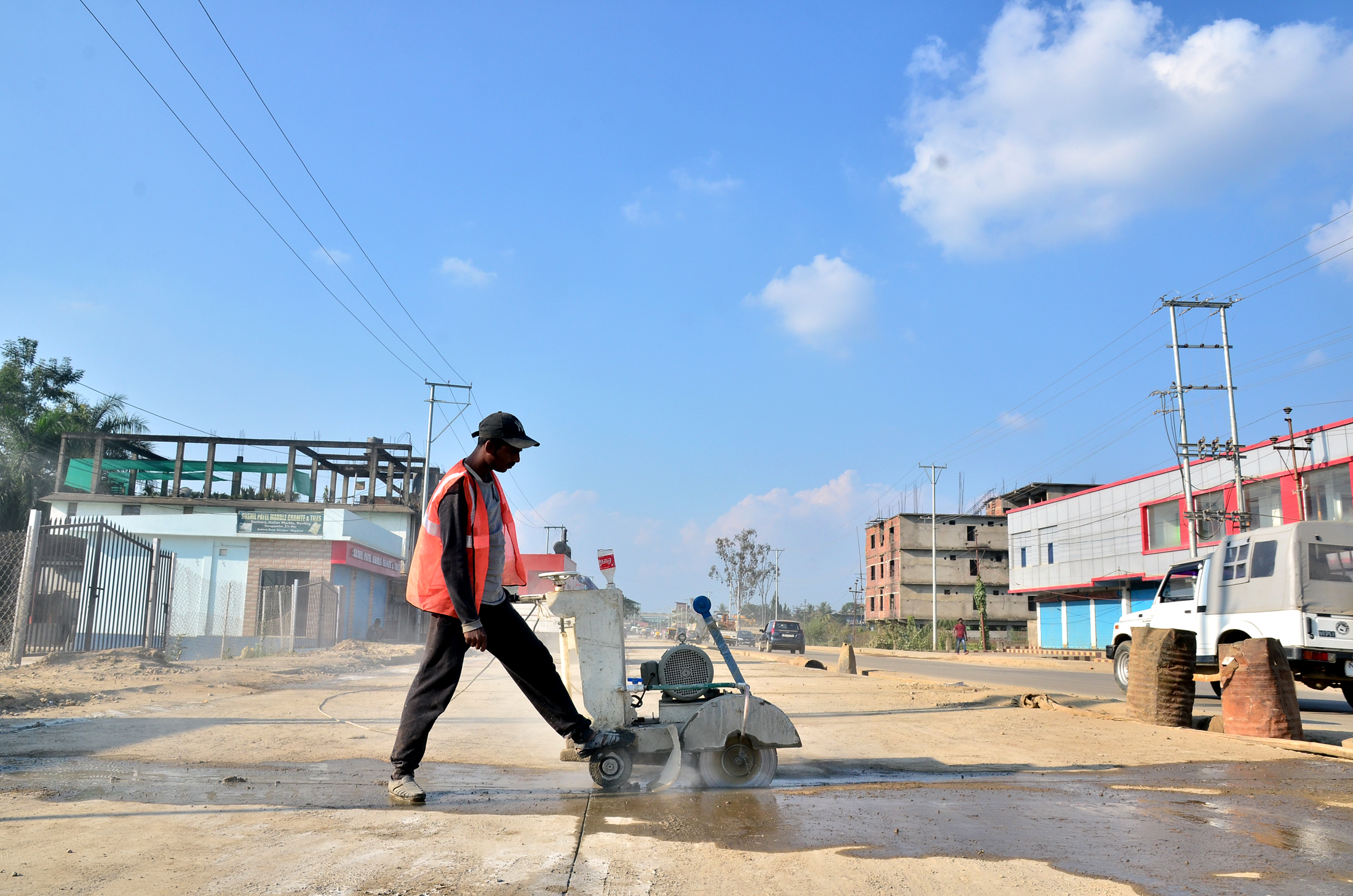 Under-construction Dimapur-Chümoukedima 4-lane highway, Nagaland...