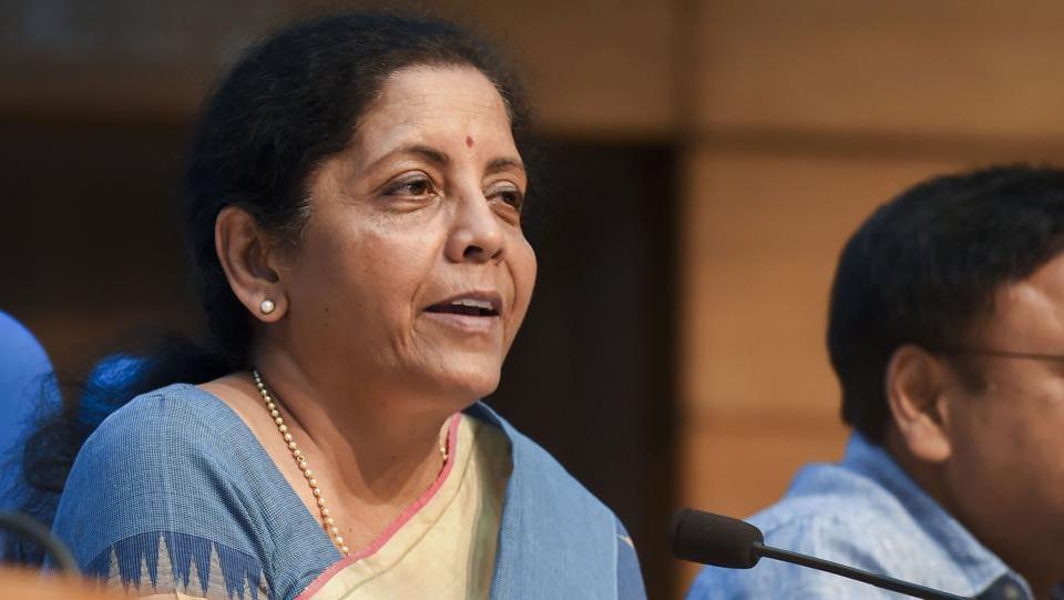Finance Minister Nirmala Sitharaman during a press conference in New Delhi, Friday, Aug 23, 2019. (PTI photo)